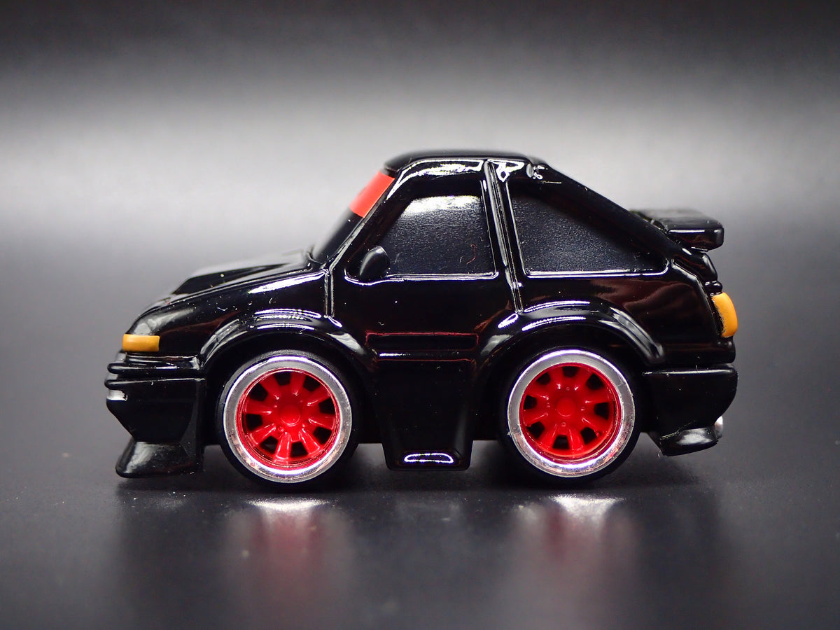 1983-1987 TOYOTA SPRINTER CAR TUNED JDM BLACK 1/64 SCALE DIECAST MODEL CAR