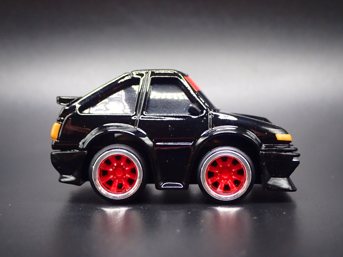 1983-1987 TOYOTA SPRINTER CAR TUNED JDM BLACK 1/64 SCALE DIECAST MODEL CAR