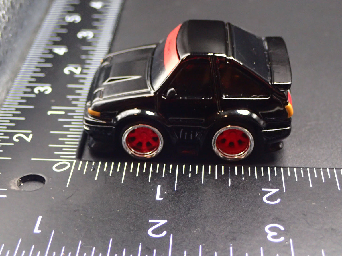 1983-1987 TOYOTA SPRINTER CAR TUNED JDM BLACK 1/64 SCALE DIECAST MODEL CAR