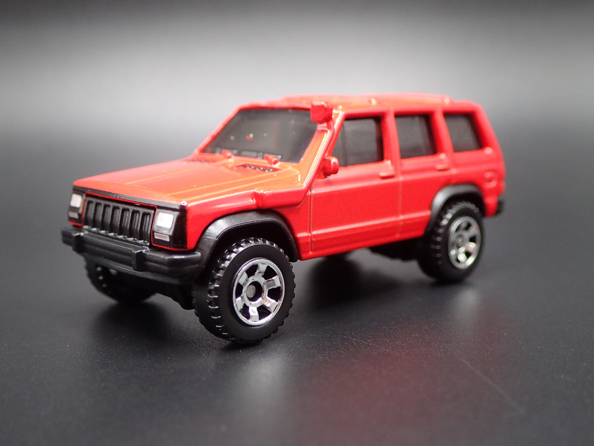 1984-2001 JEEP CHEROKEE XJ SPORT 4 DOOR RED 1:64 SCALE DIECAST MODEL CAR