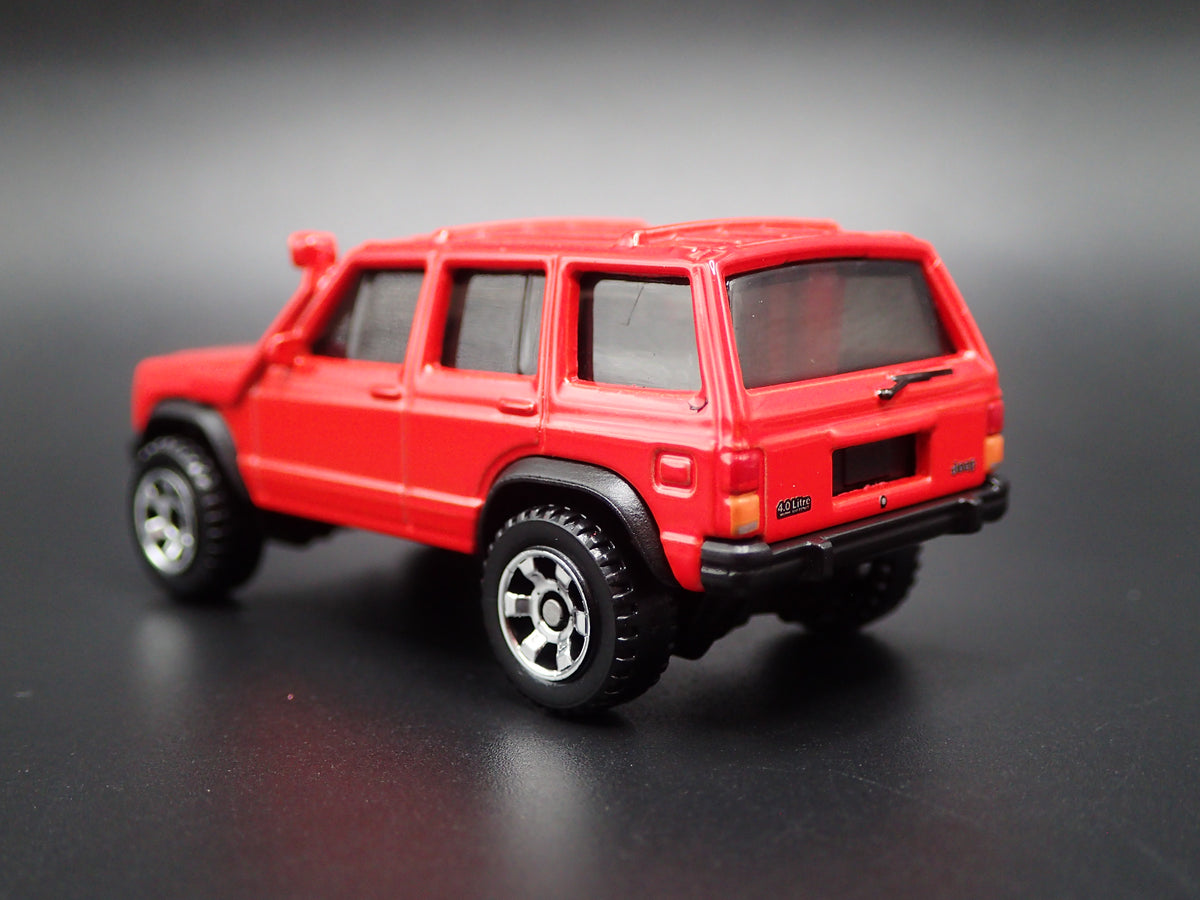 1984-2001 JEEP CHEROKEE XJ SPORT 4 DOOR RED 1:64 SCALE DIECAST MODEL CAR