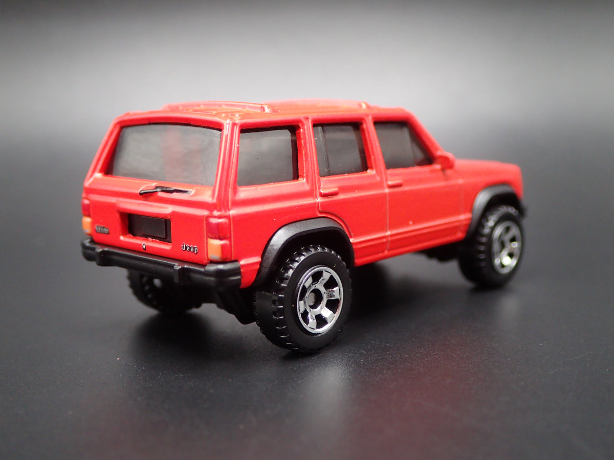 1984-2001 JEEP CHEROKEE XJ SPORT 4 DOOR RED 1:64 SCALE DIECAST MODEL CAR