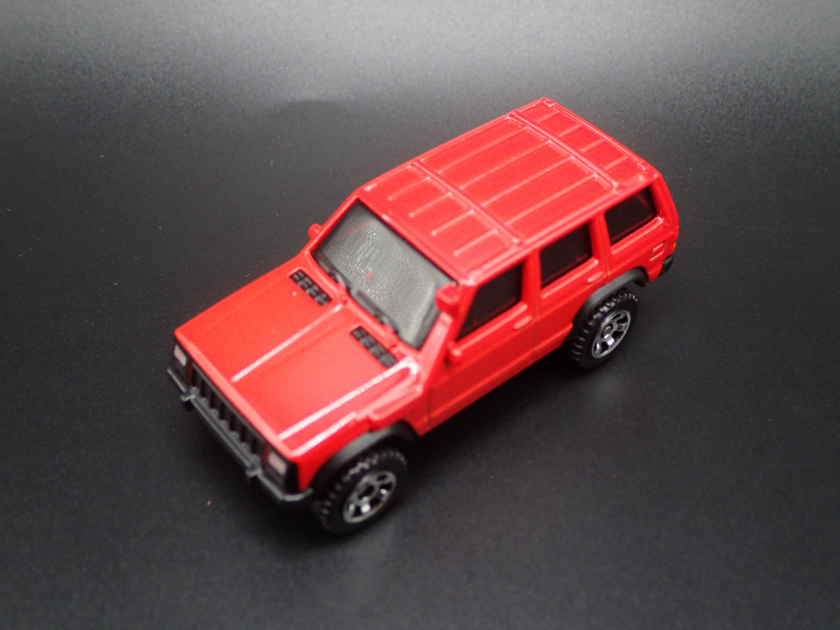 1984-2001 JEEP CHEROKEE XJ SPORT 4 DOOR RED 1:64 SCALE DIECAST MODEL CAR