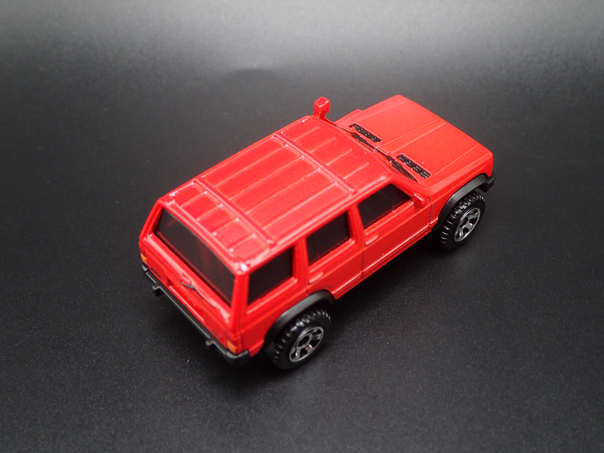 1984-2001 JEEP CHEROKEE XJ SPORT 4 DOOR RED 1:64 SCALE DIECAST MODEL CAR