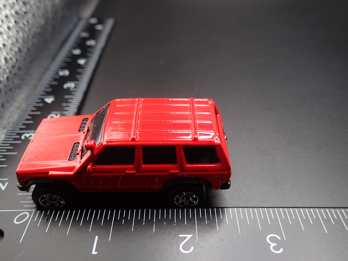 1984-2001 JEEP CHEROKEE XJ SPORT 4 DOOR RED 1:64 SCALE DIECAST MODEL CAR