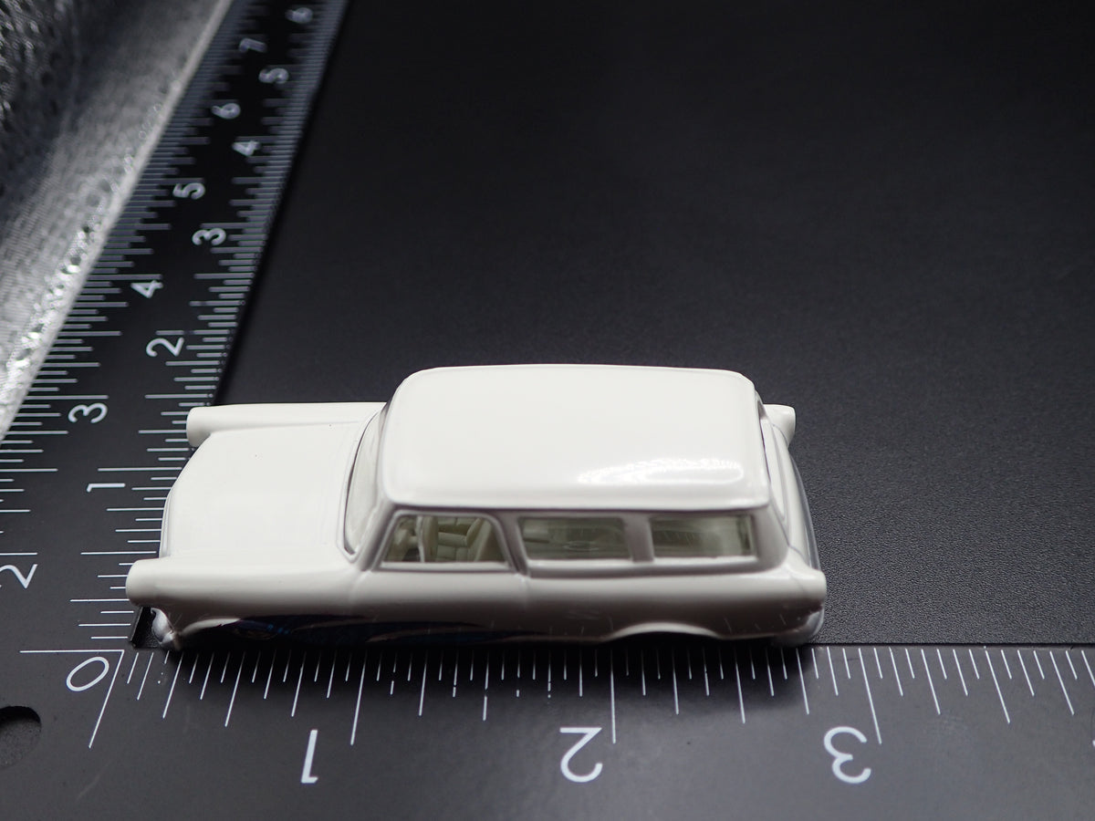 1959 59 AMC RAMBLER STATION WAGON WHITE 1:64 SCALE COLLECTIBLE DIECAST MODEL CAR