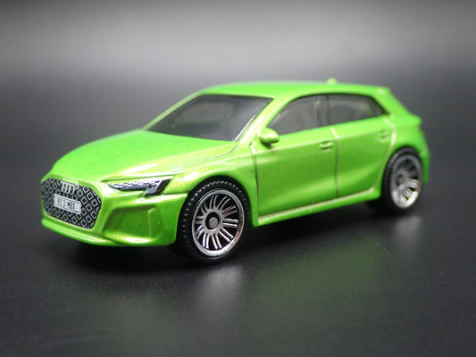 2022-2026 AUDI RS 3 RS3 SPORTBACK GREEN 1:64 SCALE COLLECTIBLE DIECAST MODEL CAR