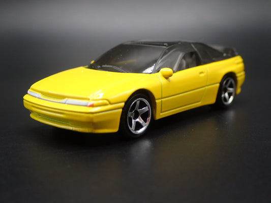 1991-1996 SUBARU SVX YELLOW 1:64 SCALE COLLECTIBLE DIORAMA DIECAST MODEL CAR