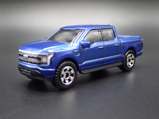 2022-2026 FORD F150 LIGHTNING PICKUP TRUCK BLUE 1/64 SCALE DIECAST MODEL CAR