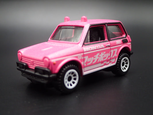 1970 70 HONDA N600 OFF ROAD PINK 1:64 SCALE COLLECTIBLE DIORAMA DIECAST MODEL CAR