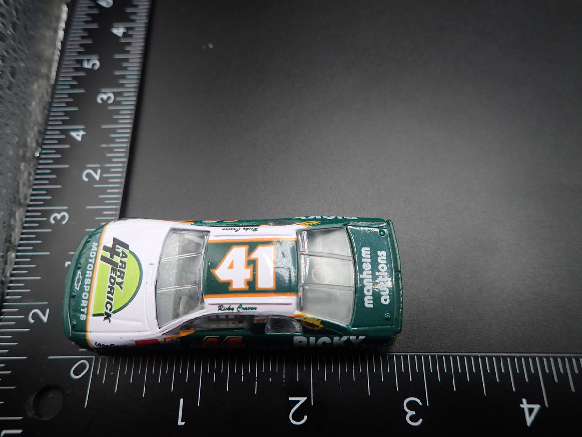 1996 96 CHEVY MONTE CARLO 41 RICKY CRAVEN LARRY HEDRICK NASCAR 1:64 SCALE DIECAST CAR