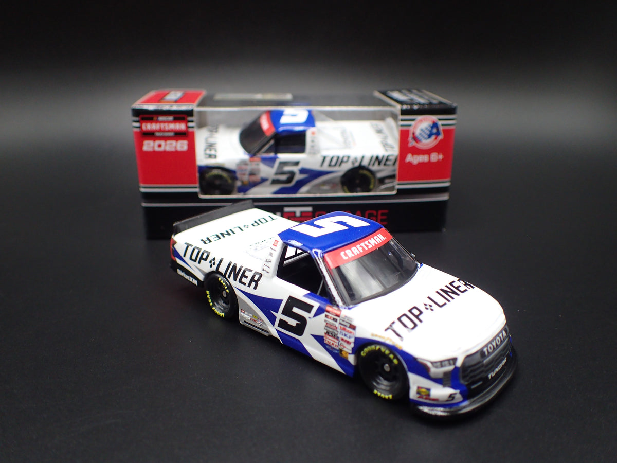 2026 26 TOYOTA TUNDRA TRUCK #5 ADAM ANDRETTI TOP LINER NASCAR 1:64 SCALE DIECAST CAR
