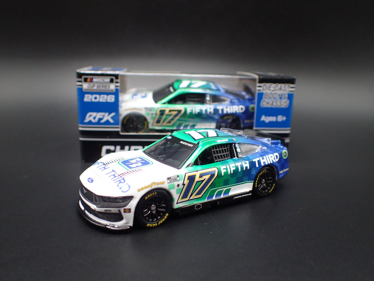 2026 26 FORD MUSTANG #17 CHRIS BUESCHER FIFTH THIRD NASCAR 1:64 SCALE DIECAST CAR