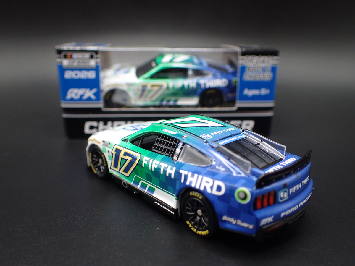 2026 26 FORD MUSTANG #17 CHRIS BUESCHER FIFTH THIRD NASCAR 1:64 SCALE DIECAST CAR