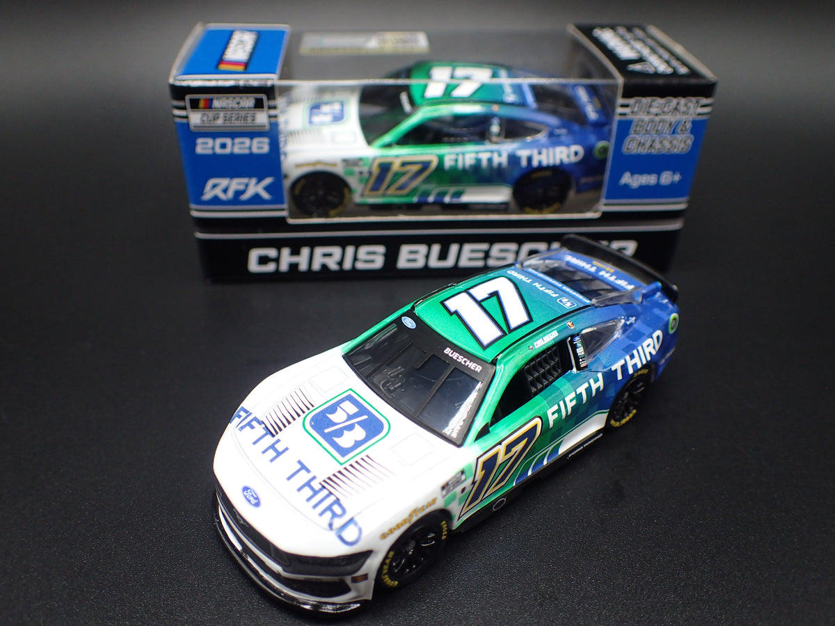 2026 26 FORD MUSTANG #17 CHRIS BUESCHER FIFTH THIRD NASCAR 1:64 SCALE DIECAST CAR