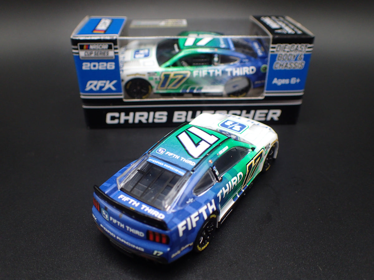 2026 26 FORD MUSTANG #17 CHRIS BUESCHER FIFTH THIRD NASCAR 1:64 SCALE DIECAST CAR