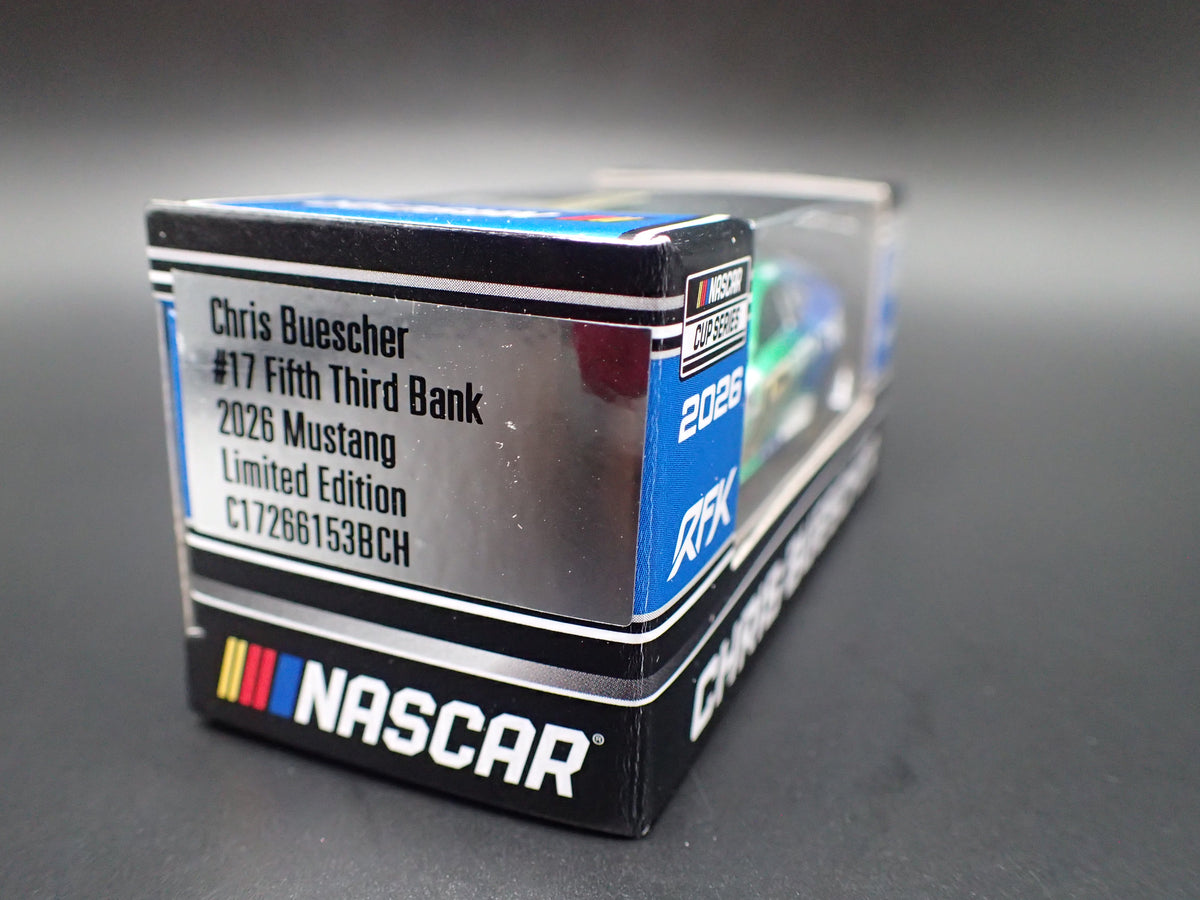 2026 26 FORD MUSTANG #17 CHRIS BUESCHER FIFTH THIRD NASCAR 1:64 SCALE DIECAST CAR
