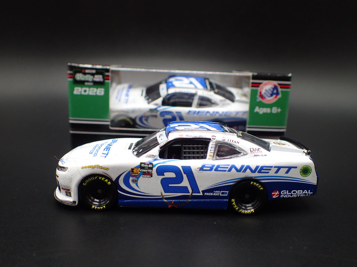2026 26 CHEVROLET 21 AUSTIN HILL BENNETT TRANS WIN NASCAR 1:64 DIECAST MODEL CAR