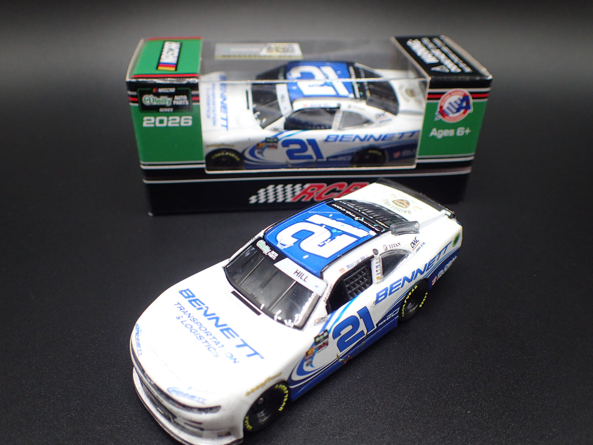 2026 26 CHEVROLET 21 AUSTIN HILL BENNETT TRANS WIN NASCAR 1:64 DIECAST MODEL CAR
