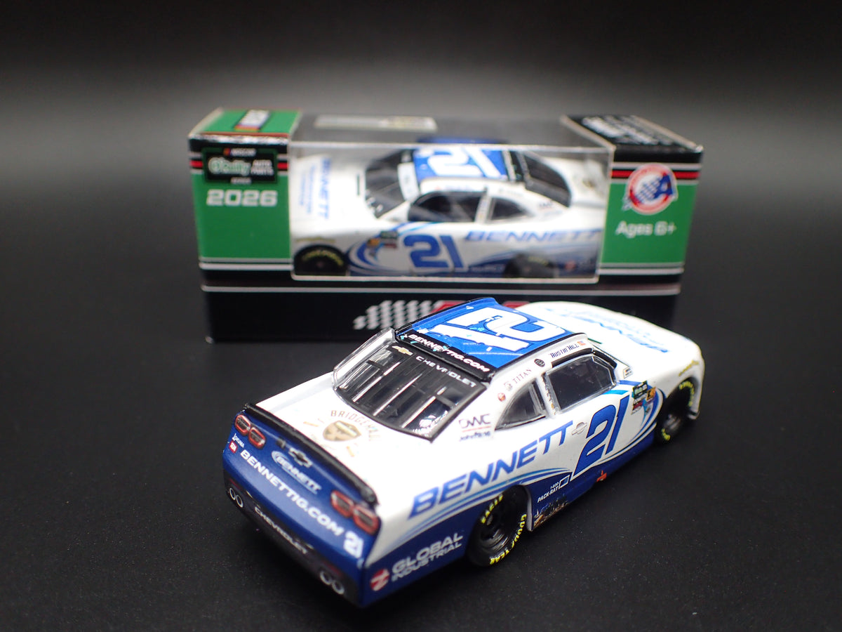 2026 26 CHEVROLET 21 AUSTIN HILL BENNETT TRANS WIN NASCAR 1:64 DIECAST MODEL CAR