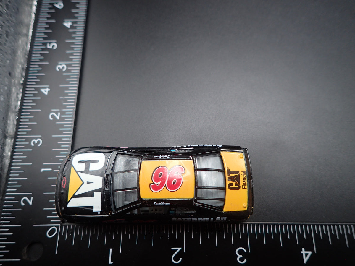 1998 CHEVROLET MONTE CARLO 96 DAVID GREEN CAT NASCAR 1:64 SCALE DIECAST CAR