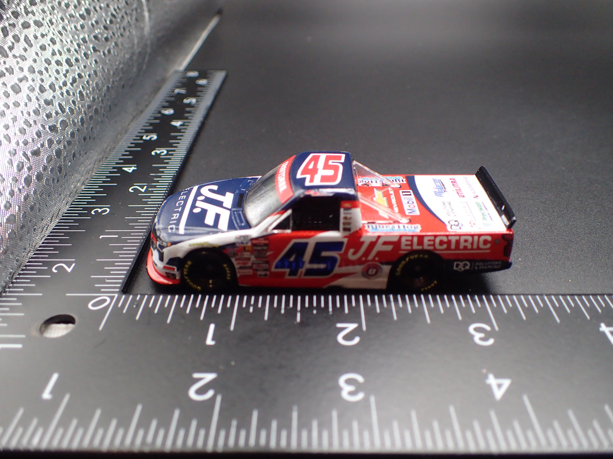 2026 26 CHEVY SILVERADO 45 LANDEN LEWIS JF ELECTRIC NASCAR TRUCK 1:64 DIECAST CAR