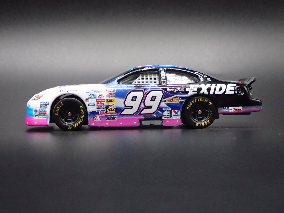 2000 00 FORD TAURUS 99 JEFF BURTON EXIDE NASCAR 1/64 SCALE DIECAST CAR