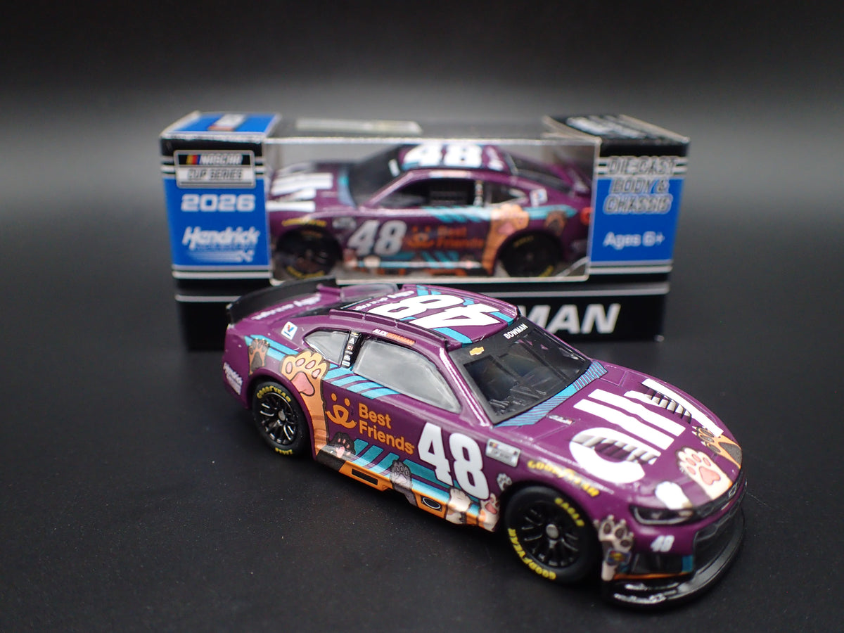 2026 26 CHEVROLET #48 ALEX BOWMAN ALLY BEST FRIENDS NASCAR 1:64 DIECAST CAR