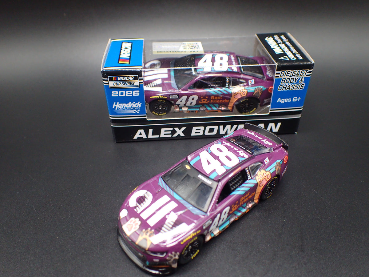 2026 26 CHEVROLET #48 ALEX BOWMAN ALLY BEST FRIENDS NASCAR 1:64 DIECAST CAR
