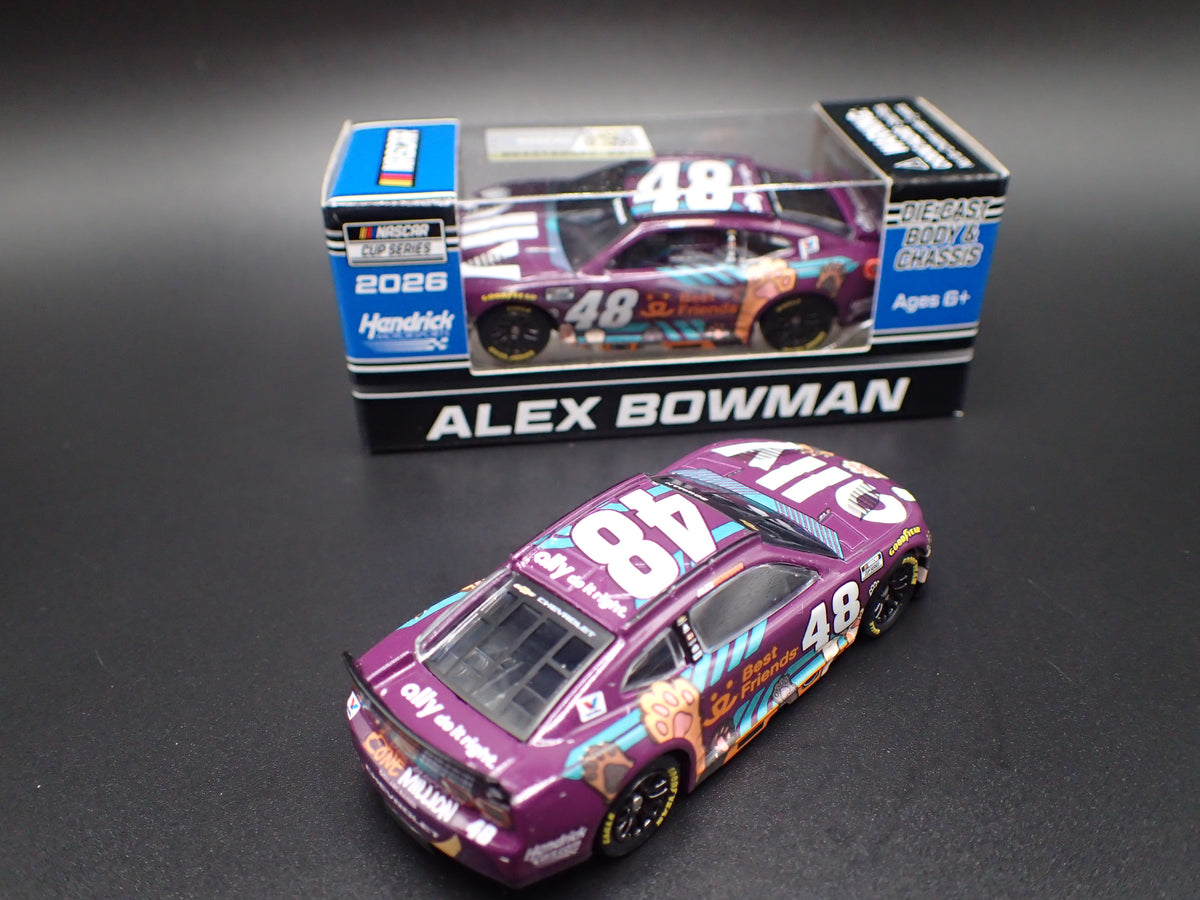 2026 26 CHEVROLET #48 ALEX BOWMAN ALLY BEST FRIENDS NASCAR 1:64 DIECAST CAR