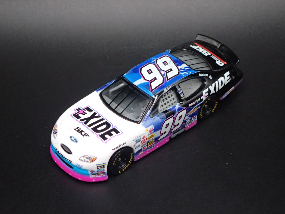 2000 00 FORD TAURUS 99 JEFF BURTON EXIDE NASCAR 1/64 SCALE DIECAST CAR