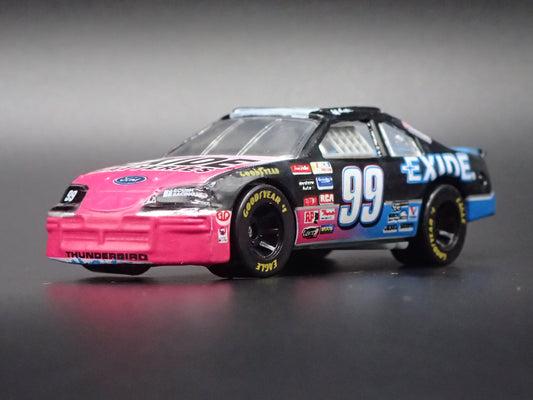 1996 FORD THUNDERBIRD 99 JEFF BURTON EXIDE NASCAR 1:64 SCALE DIECAST MODEL CAR