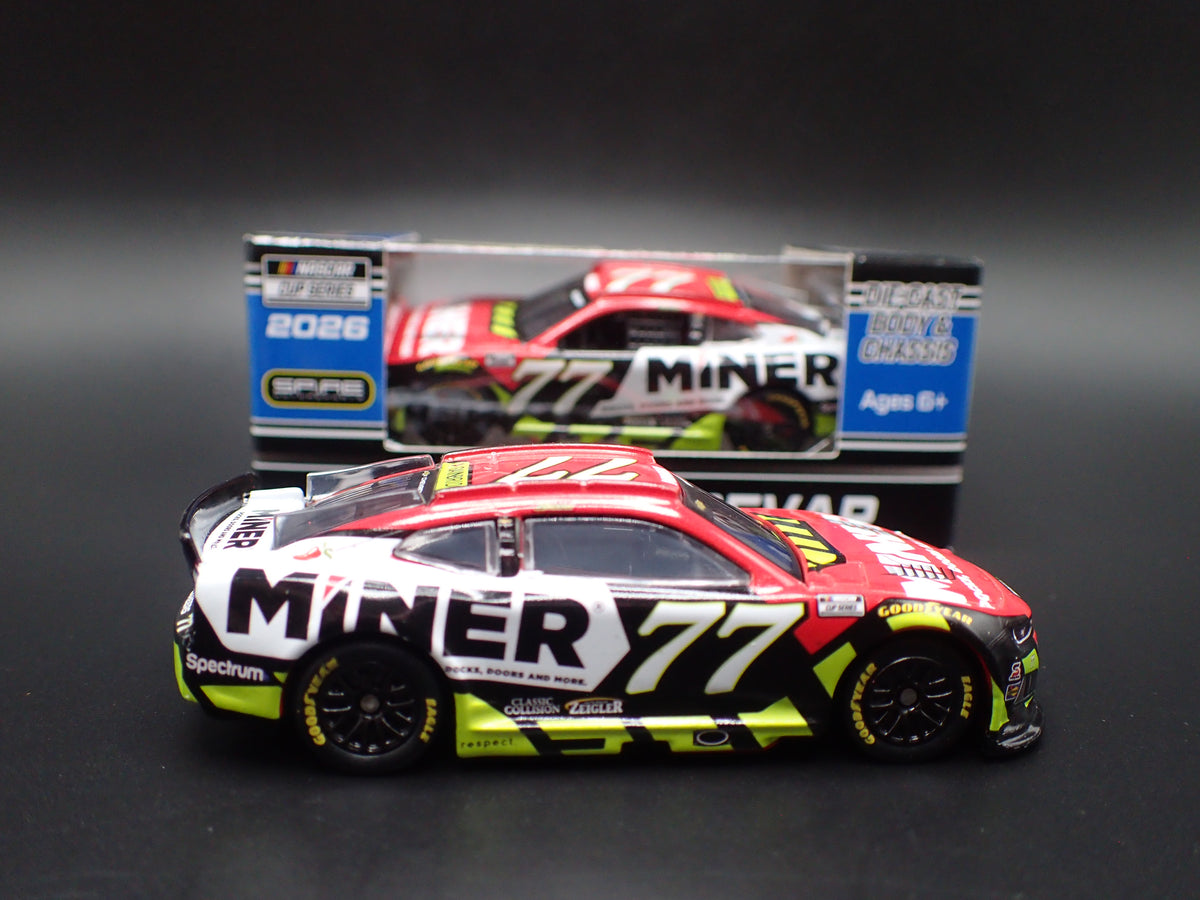 2026 26 CHEVROLET 77 CARSON HOCEVAR MINER NASCAR 1:64 SCALE DIECAST CAR