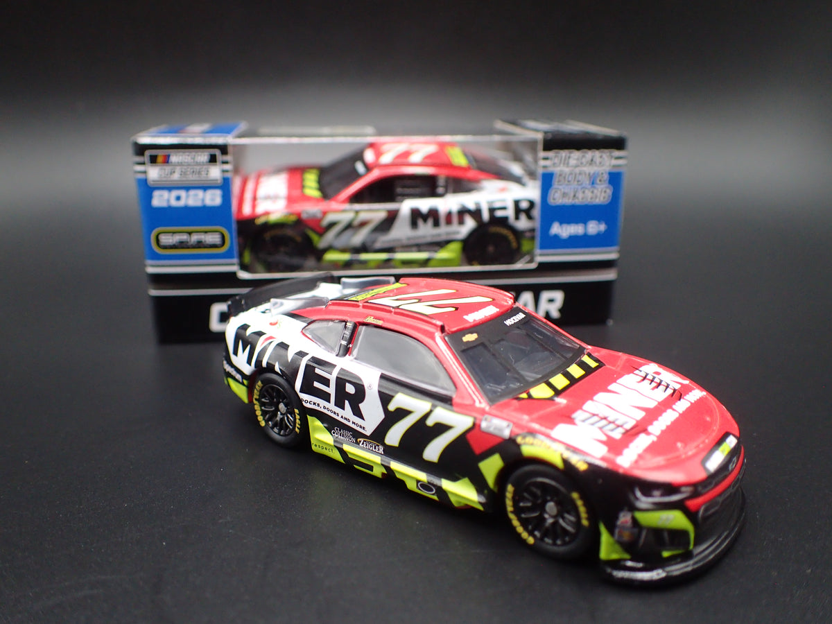 2026 26 CHEVROLET 77 CARSON HOCEVAR MINER NASCAR 1:64 SCALE DIECAST CAR