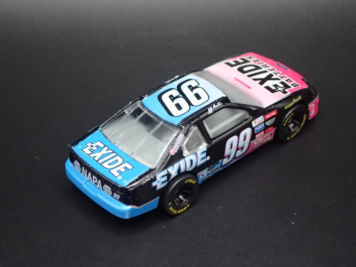 1996 FORD THUNDERBIRD 99 JEFF BURTON EXIDE NASCAR 1:64 SCALE DIECAST MODEL CAR