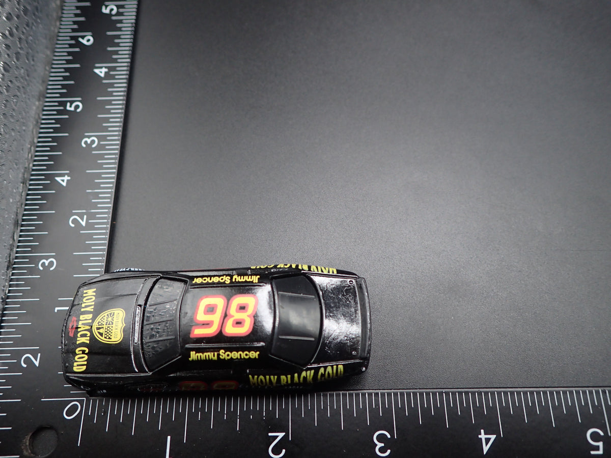 1992 92 CHEVY LUMINA 98 JIMMY SPENCER MOLY BLACK GOLD NASCAR 1:64 SCALE DIECAST CAR