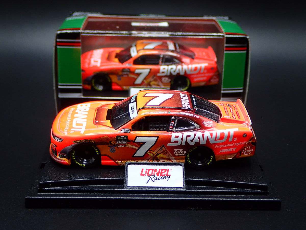 2026 CHEVROLET #7 JUSTIN ALLGAIER BRANDT WHISKEY NASCAR 1:64 SCALE DIECAST CAR