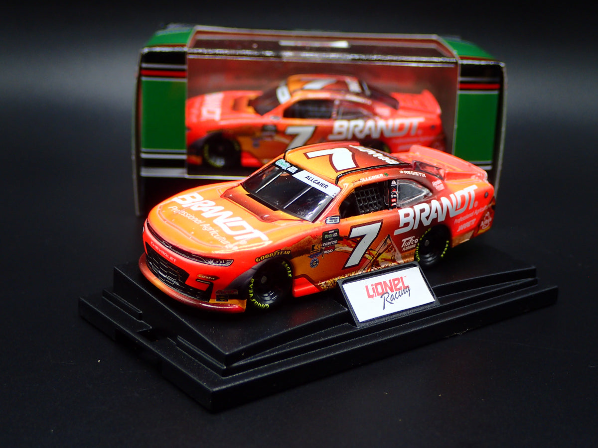 2026 CHEVROLET #7 JUSTIN ALLGAIER BRANDT WHISKEY NASCAR 1:64 SCALE DIECAST CAR