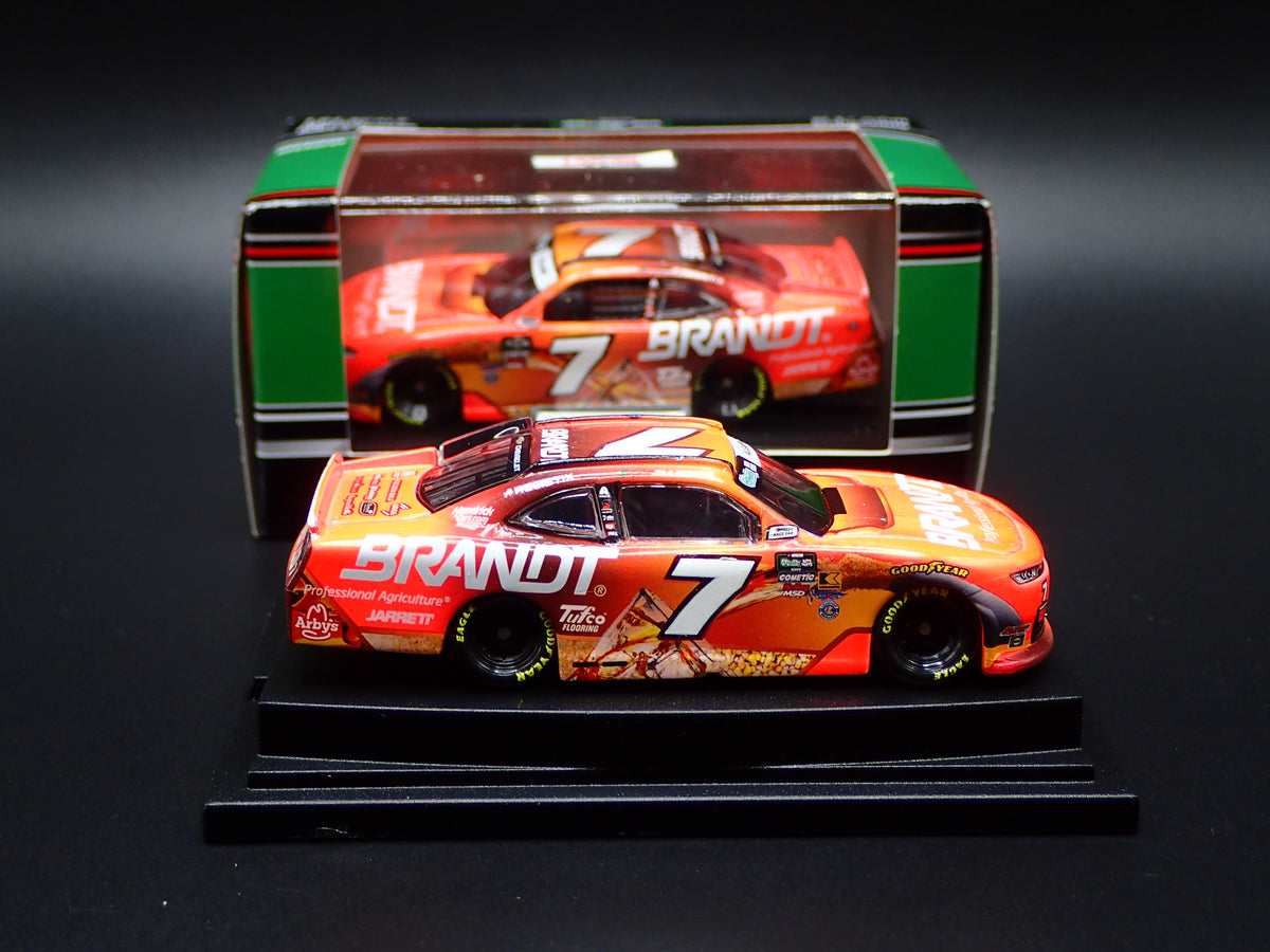 2026 CHEVROLET #7 JUSTIN ALLGAIER BRANDT WHISKEY NASCAR 1:64 SCALE DIECAST CAR
