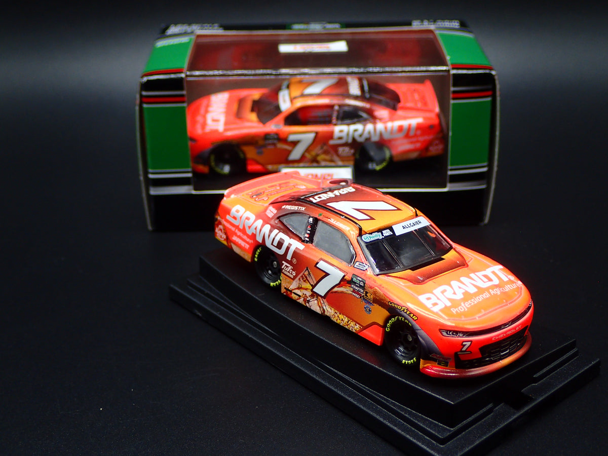 2026 CHEVROLET #7 JUSTIN ALLGAIER BRANDT WHISKEY NASCAR 1:64 SCALE DIECAST CAR