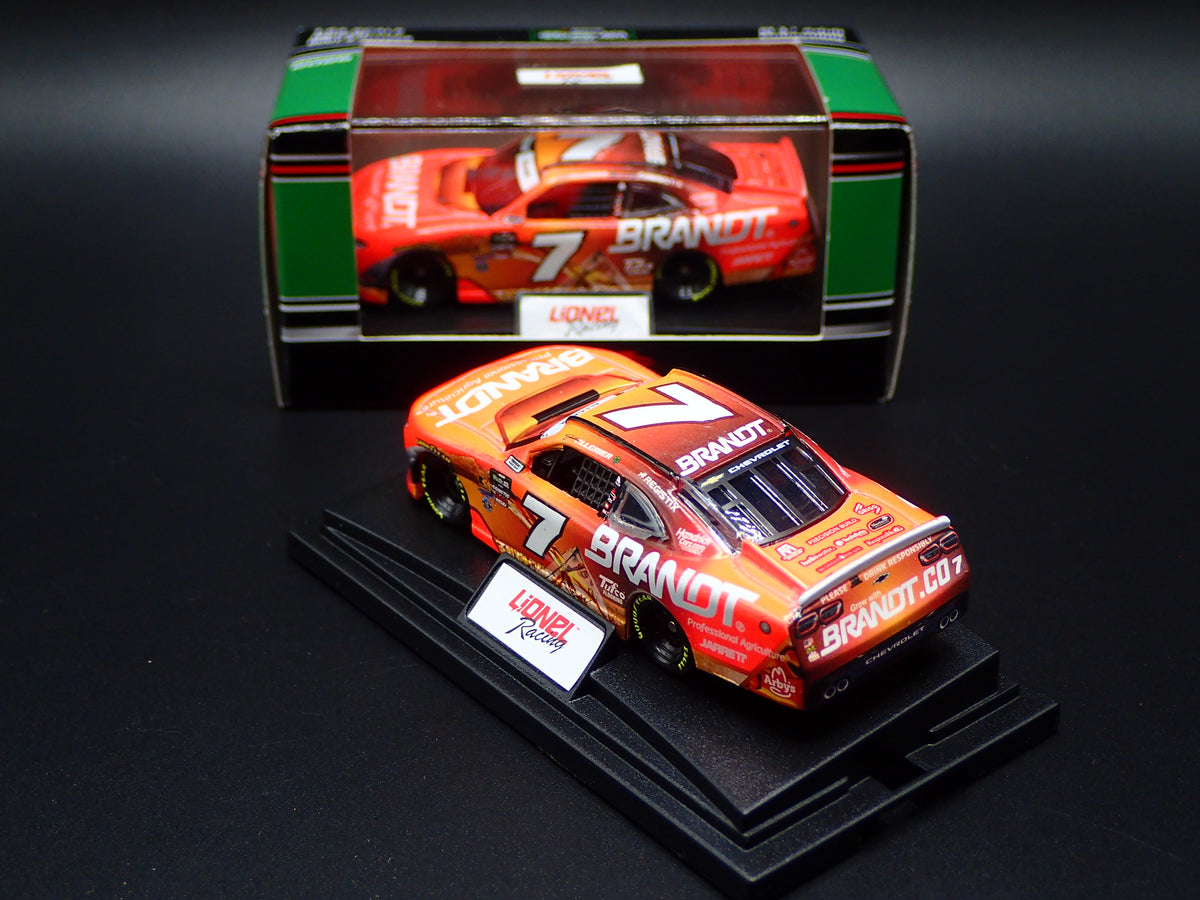 2026 CHEVROLET #7 JUSTIN ALLGAIER BRANDT WHISKEY NASCAR 1:64 SCALE DIECAST CAR