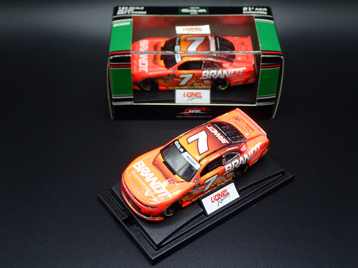 2026 CHEVROLET #7 JUSTIN ALLGAIER BRANDT WHISKEY NASCAR 1:64 SCALE DIECAST CAR