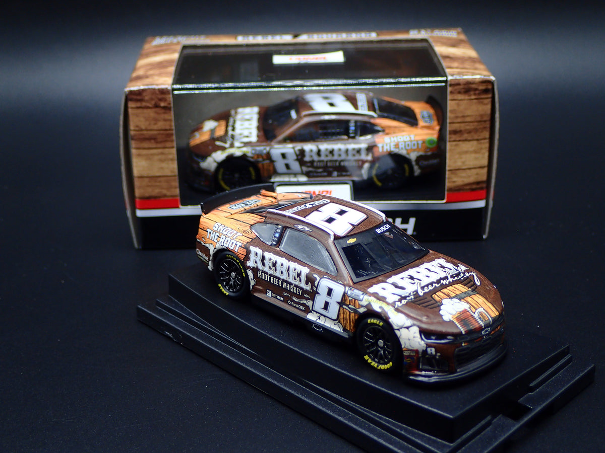 2026 CHEVROLET 8 KYLE BUSCH REBEL BOURON ROOTBEER NASCAR 1:64 DIECAST CAR