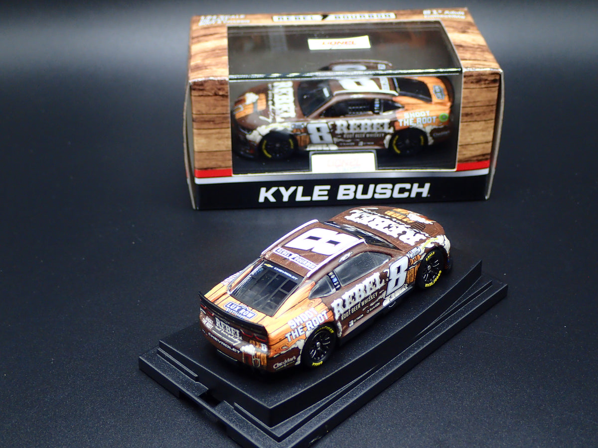 2026 CHEVROLET 8 KYLE BUSCH REBEL BOURON ROOTBEER NASCAR 1:64 DIECAST CAR