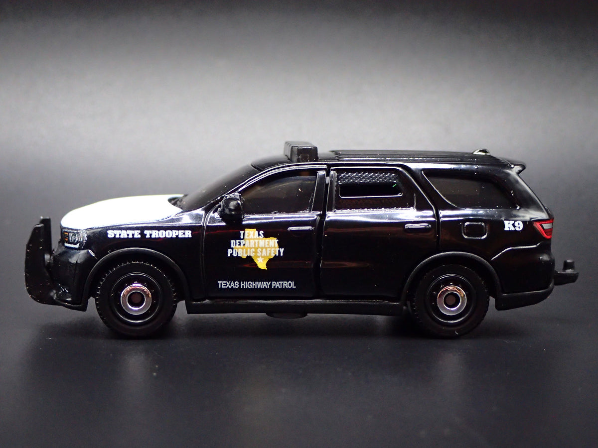 2011-2025 DODGE DURANGO SUV w HITCH TEXAS DPS POLICE 1:64 SCALE DIECAST MODEL CAR