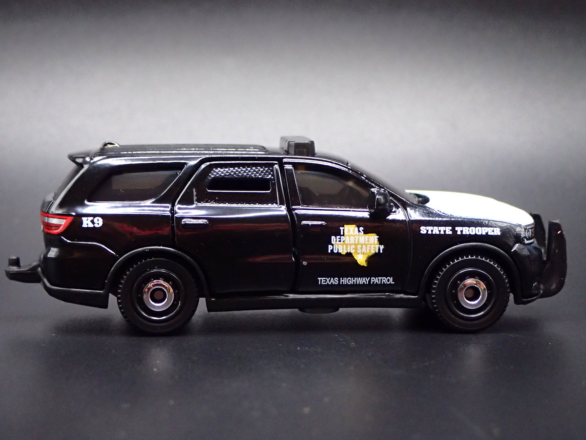 2011-2025 DODGE DURANGO SUV w HITCH TEXAS DPS POLICE 1:64 SCALE DIECAST MODEL CAR