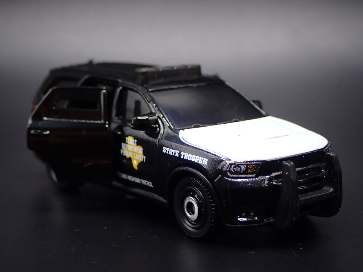 2011-2025 DODGE DURANGO SUV w HITCH TEXAS DPS POLICE 1:64 SCALE DIECAST MODEL CAR