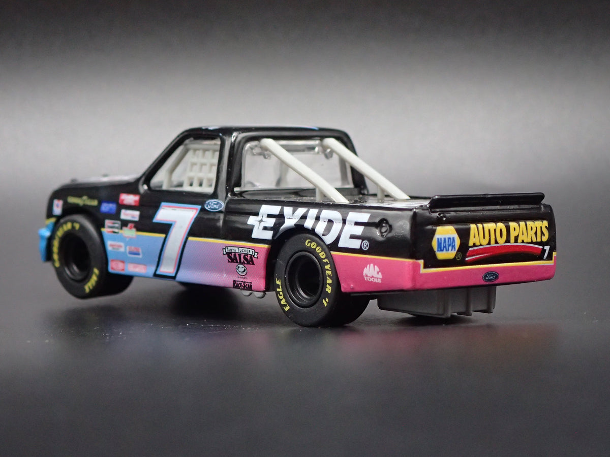 1995 95 FORD F150 #7 GEOFF BODINE EXIDE NASCAR TRUCK 1:64 DIECAST CAR