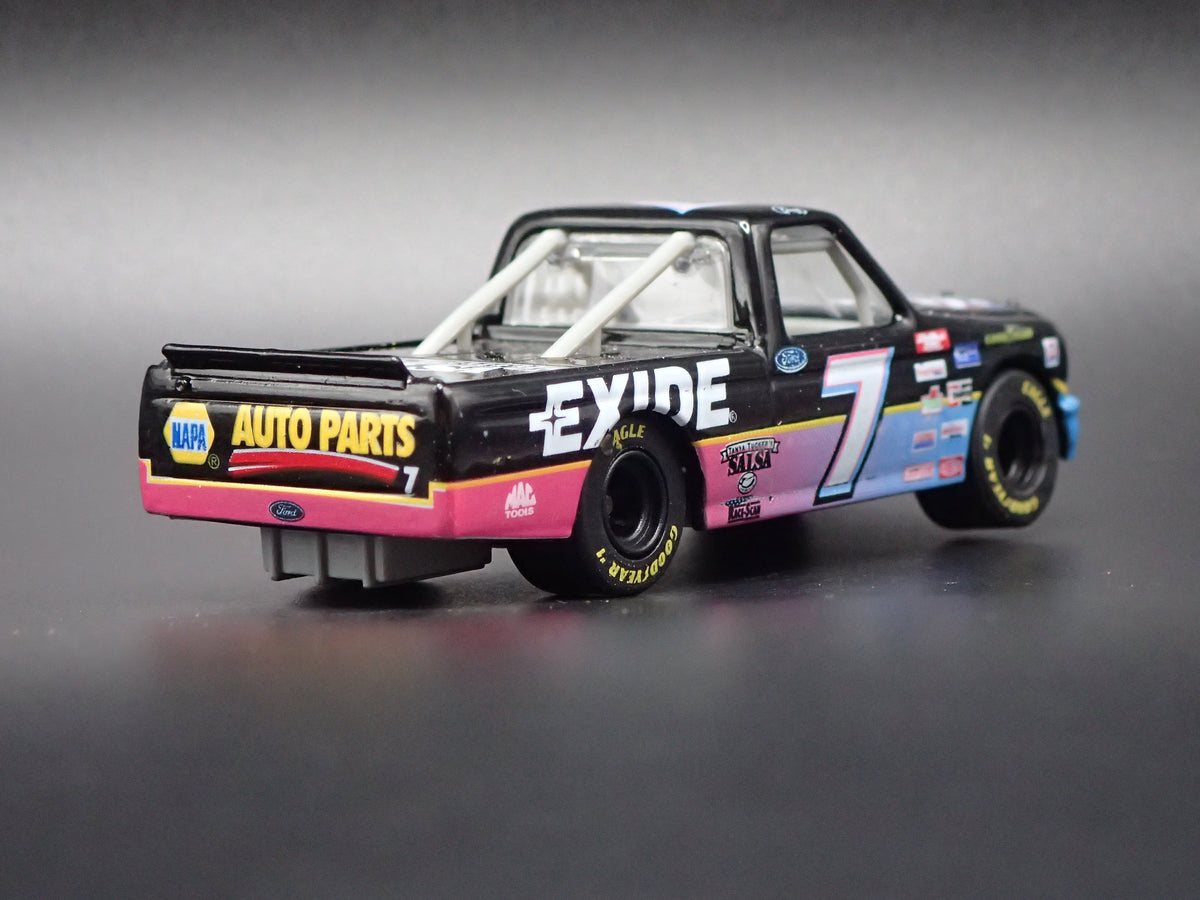 1995 95 FORD F150 #7 GEOFF BODINE EXIDE NASCAR TRUCK 1:64 DIECAST CAR
