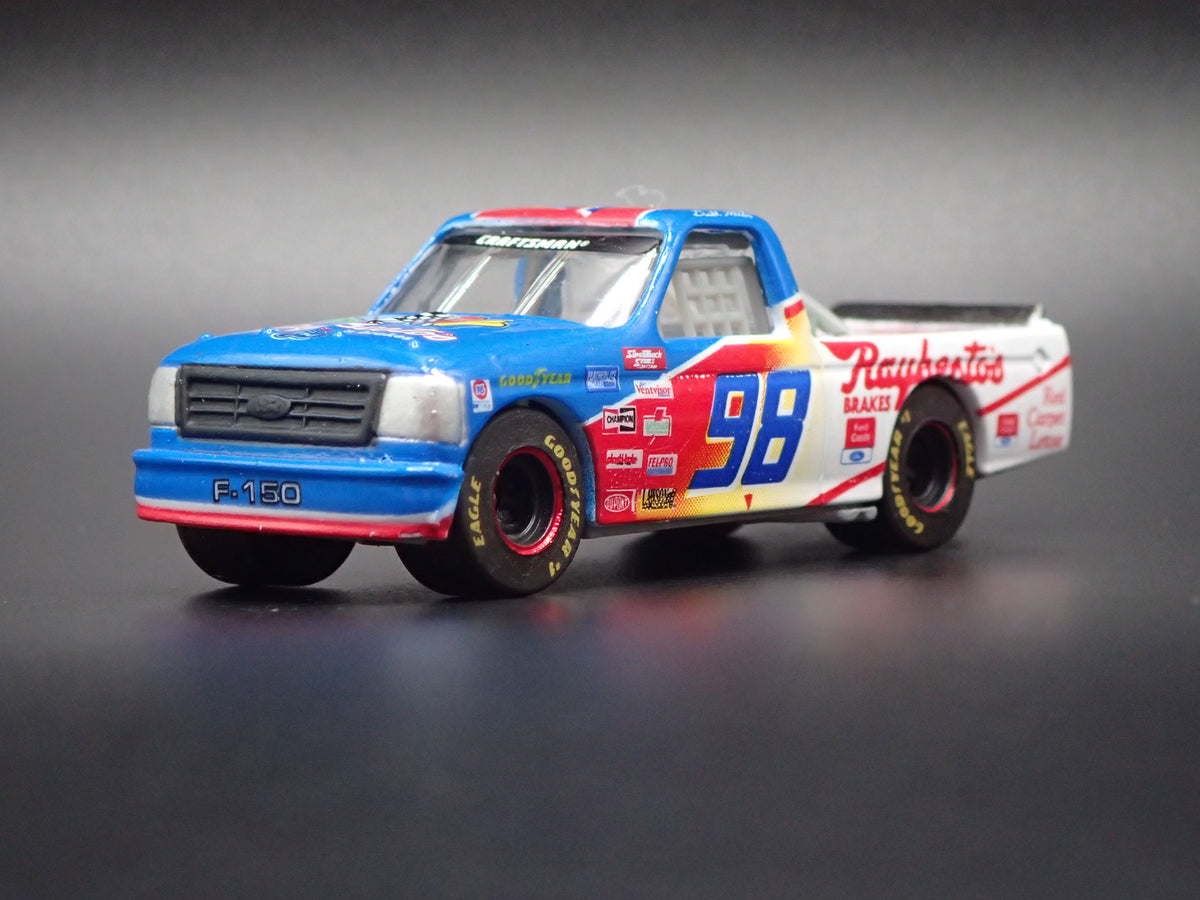 1995 95 FORD F150 #98 BUTCH MILLER NASCAR TRUCK 1:64 SCALE DIORAMA DIECAST CAR